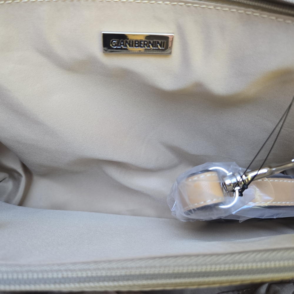 NWT Vintage Y2K Giani Bernini Patchwork Satchel Multicolor Re Coach Patchwork - Picture 10 of 14